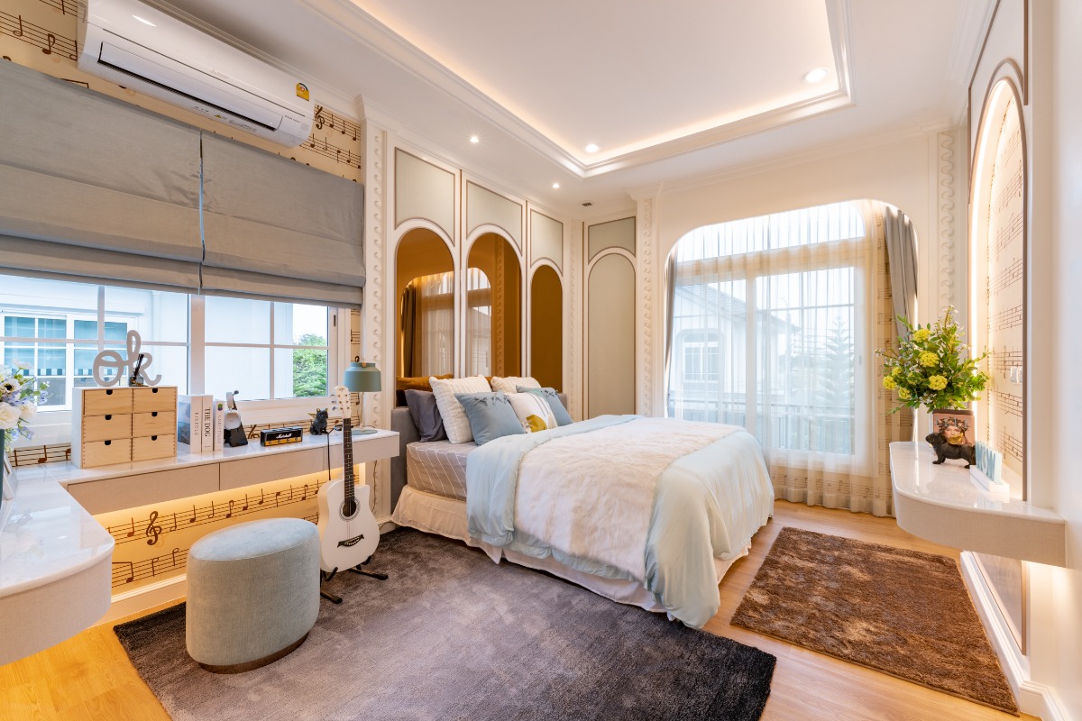 ห้องนอน โครงการบ้านเดี่ยว - แกรนดิโอ รัตนาธิเบศร์-ราชพฤกษ์